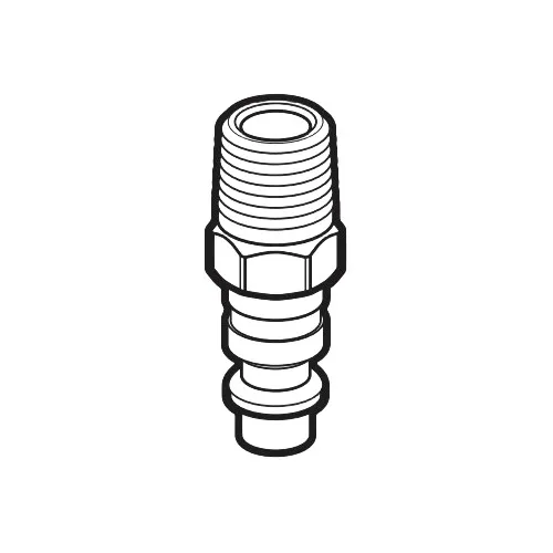 Allegro Industries 8400-04AS 1/4"" Plug, Foster, SS, Male