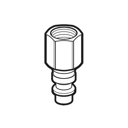 Allegro Industries 8400-04S 1/4"" Plug, Foster, SS, Female