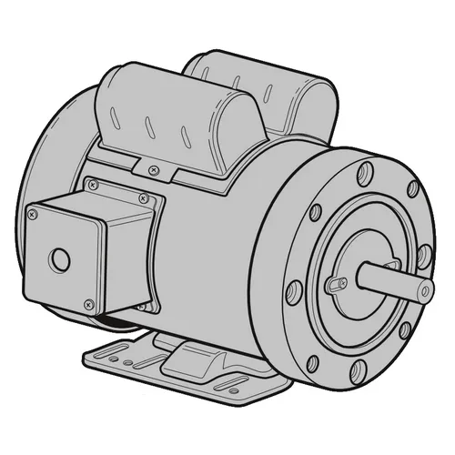 Allegro Industries 9501-06 Motor for Heavy Duty Blower (9502), Explosion Proof Blower (9503), 1.5 HP