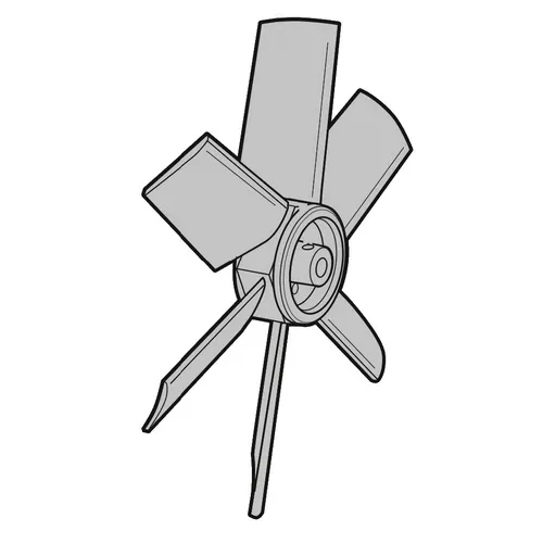 Allegro Industries 9515-14 Fan for Standard Blower 16"" (9515), 6 Blade