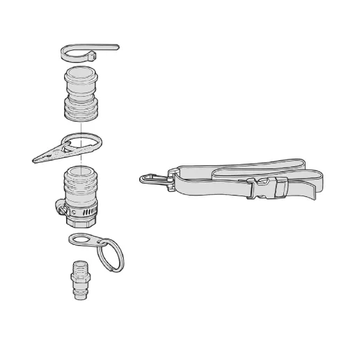 Allegro Industries 9920-01 Breathing Tube Assembly with Waist Belt