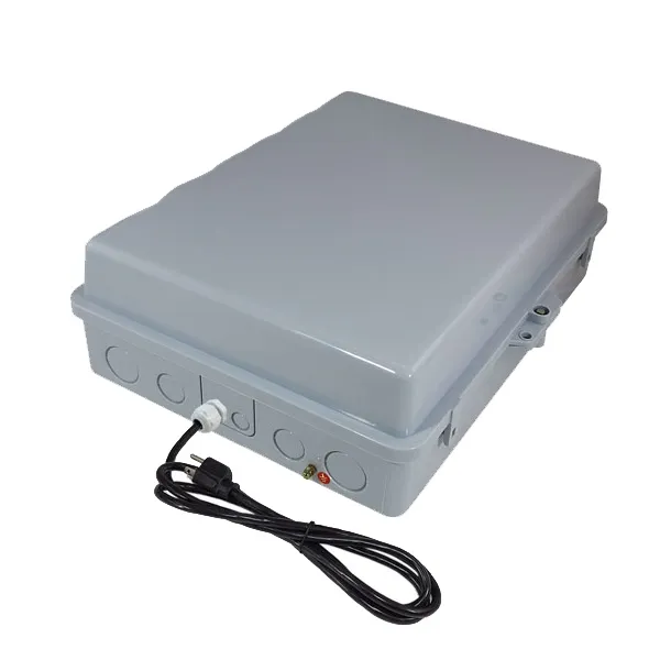 Altelix NP171406A1C NP Series 17x14x6 PC + ABS Weatherproof Power Box NEMA Enclosure with 120V Power Outlets