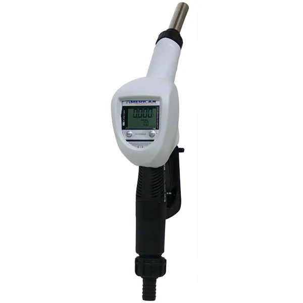 American Lube DEF-58 Polyethylene Automatic Shut-Off Nozzle with Built-In Digital Meter for Diesel Exhaust Fluid