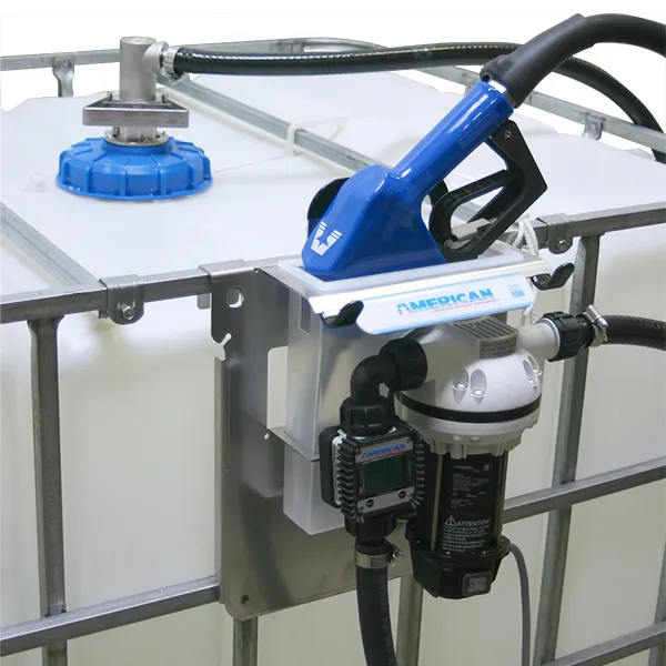 American Lube DEF6-TM49N 12-Volt Diesel Exhaust Fluid Pump Package with Automatic Nozzle for Totes