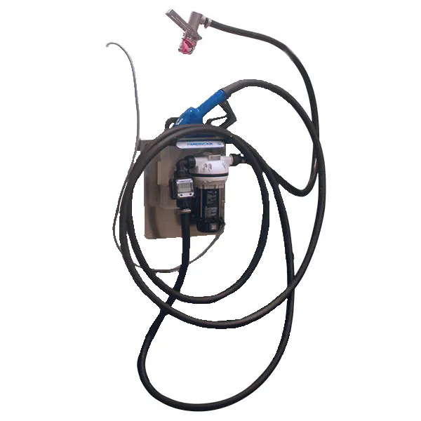 American Lube DEF6-TM49S 12-Volt Diesel Exhaust Fluid Pump Package with Automatic Nozzle for Totes with Electronic Meter
