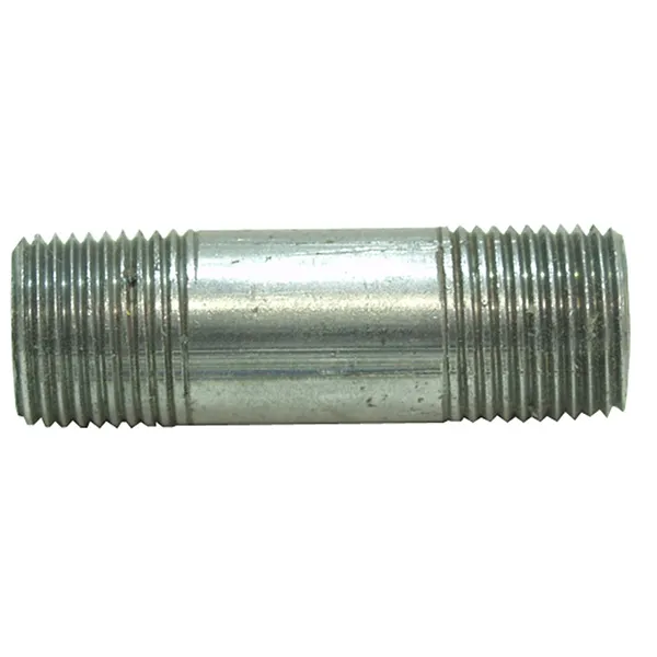 American Lube Y-27-53C 3/8"" NPT (M) x 3/8"" NPT (M) Air System Pipe Nipple