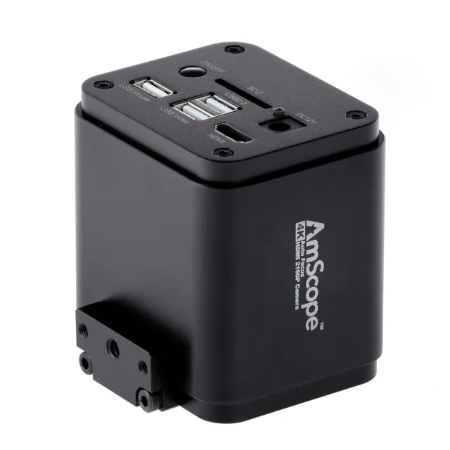 AmScope AF408N AF Series Auto-focus 4K 8.3MP HDMI, Wi-Fi Color CMOS C-mount Microscope Camera for Stand-alone and PC Imaging