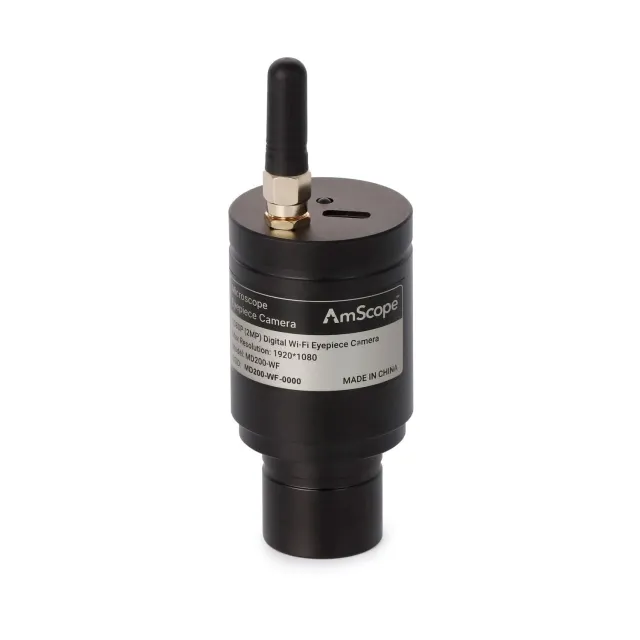 AmScope MD200-WF AmScope Wi-Fi Digital Eyepiece Microscope Camera - 1080P 2MP Color CMOS