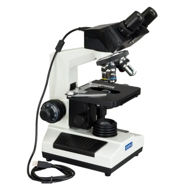 AmScope MD827E30 40X-400X 3MP Digital Integrated Microscope w/ Halogen Illumination