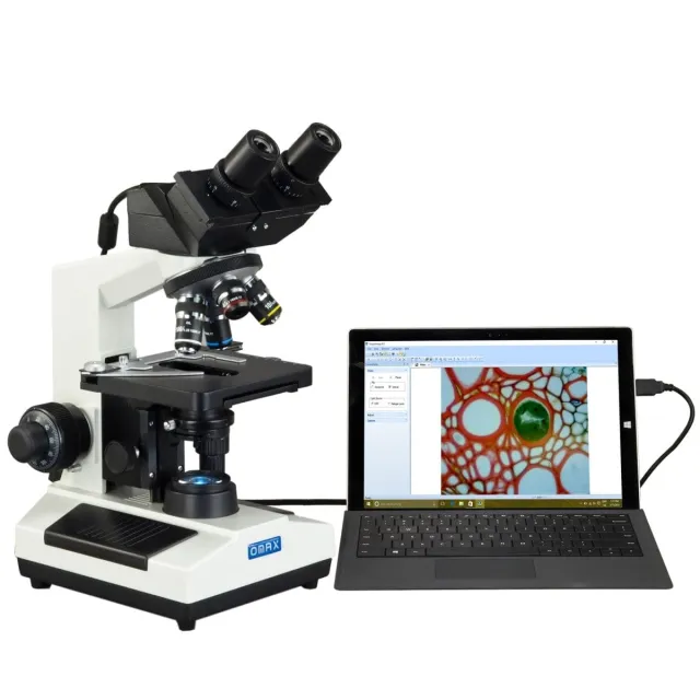 AmScope MD827Z30L 40X-2500X 3MP Digital Integrated Microscope w/ LED Illumination