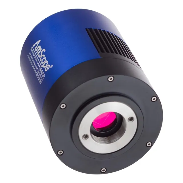 AmScope MF2003C-BI 20MP USB 3.0 Temperature-regulated Color Back-illuminated CMOS C-Mount Microscope Camera