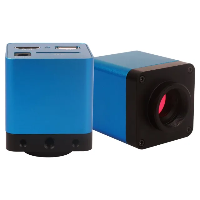 AmScope HD102-M 720p 30fps 2MP HDMI Color CMOS C-mount Microscope Camera for Standalone Imaging