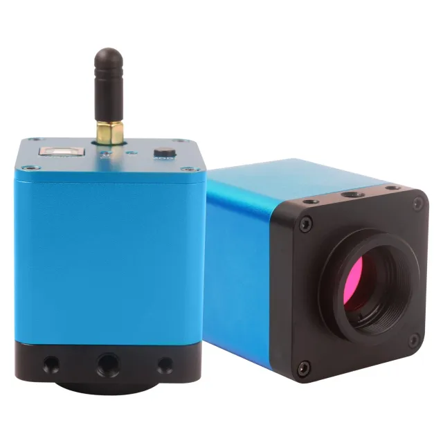 AmScope MU100-WU 720p HDMI + Wi-Fi Color CMOS C-Mount Microscope Camera
