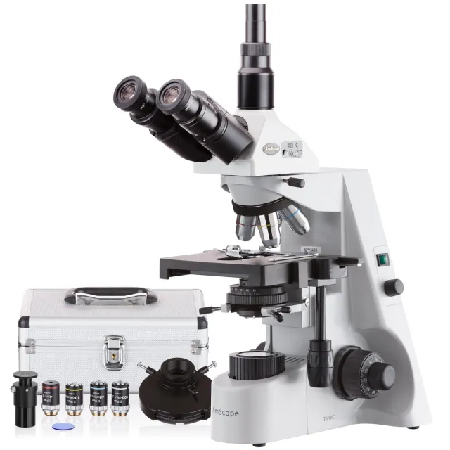 AmScope T690C-PCT200INF-PL – Shop Compound Trinocular Microscopes ...