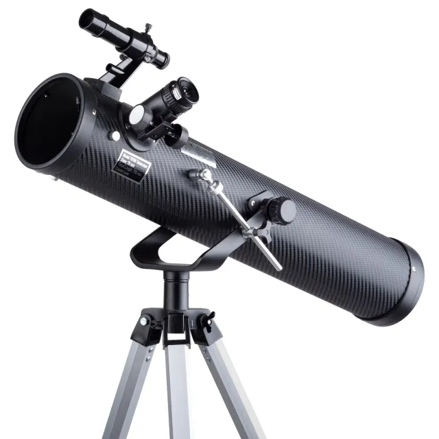 AmScope TLR-C76700 IQCrew 35X-350X 76mm Reflector Telescope