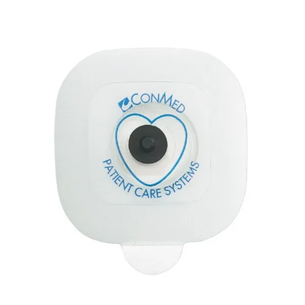 ConMed 2700-003 Cleartrace 2 Radiotranslucent Adult Tape Conductive Adhesive Gel Electrode, 3/Pouch - 600 Electrodes/Case