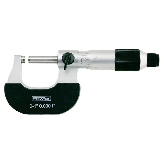 Fowler 52-229-201-0 0-1"" Swiss Style Micrometer