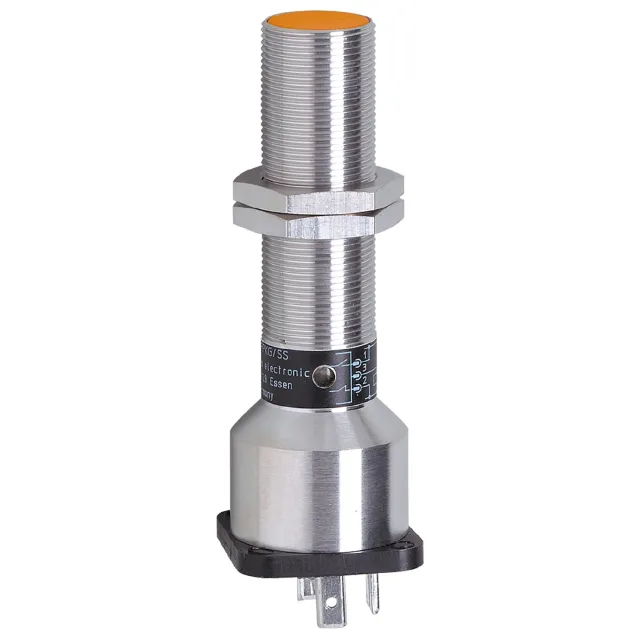 IFM IG5910 Inductive Sensor, 8 mm Sensing Range, PNP, M18 x 1 mm, Length 95, Normally Open / Closed, 250 Hz