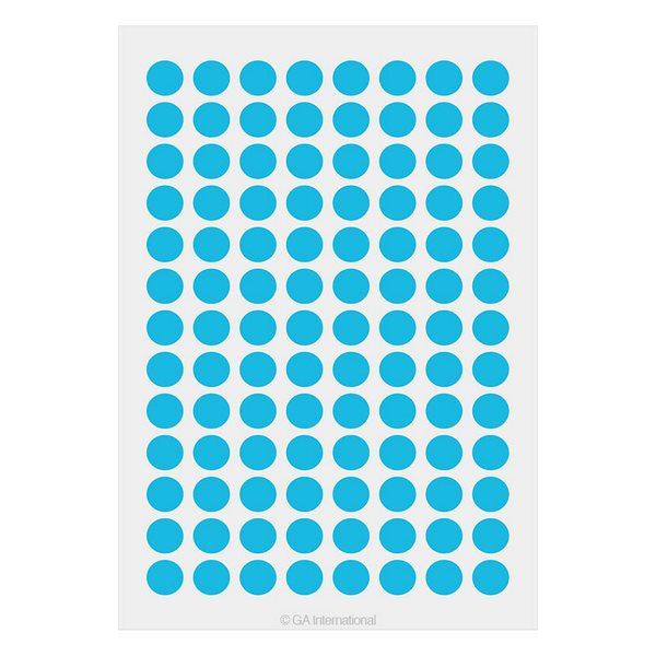 LabTAG LT-9BL Lab-TAG Cryogenic Labels - Cryogenic Color Dots for 1.5 ml Microtube Tops 0.354"/ 9mm, Blue