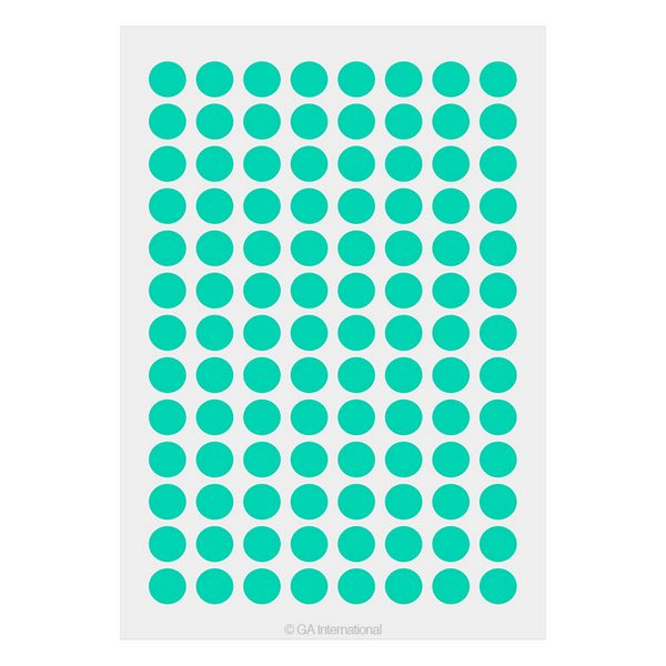 LabTAG LT-9GS Lab-TAG Cryogenic Labels - Cryogenic Color Dots for 1.5 ml Microtube Tops 0.354"/ 9mm, Green Seafoam