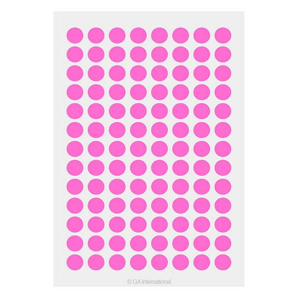 LabTAG LT-9PI Lab-TAG Cryogenic Labels - Cryogenic Color Dots for 1.5 ml Microtube Tops 0.354"/ 9mm, Pink