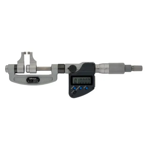 Mitutoyo 343-350-30 Series 343 Digital Caliper Jaw Micrometer, 0-1""