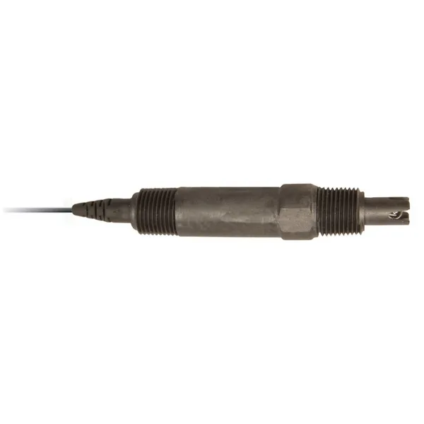 Sensorex S267CD-LC S267 Series Spherical Bulb 3/4"" NPT PPS pH Electrode, Double Junction w/ Low Ionic Ref. Gel