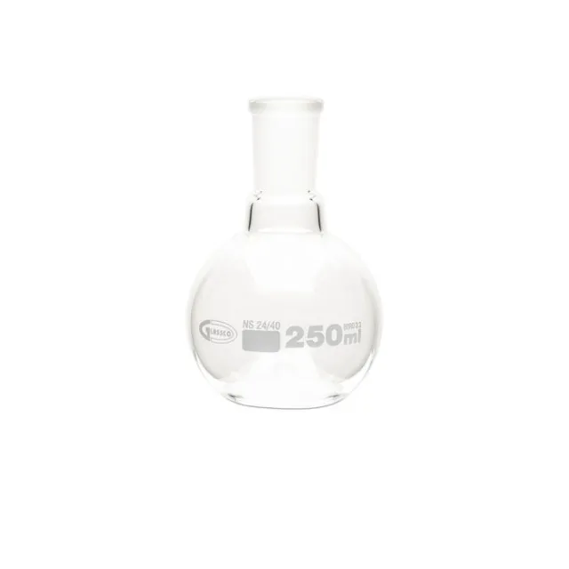 United Scientific Supplies FFB058-250 Boiling Flasks, Flat Bottom, Ground Glass Joints, 250ml