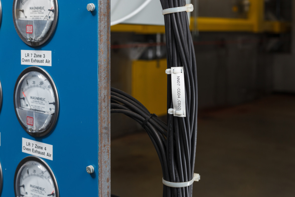 Wire and Cable Tag in Use