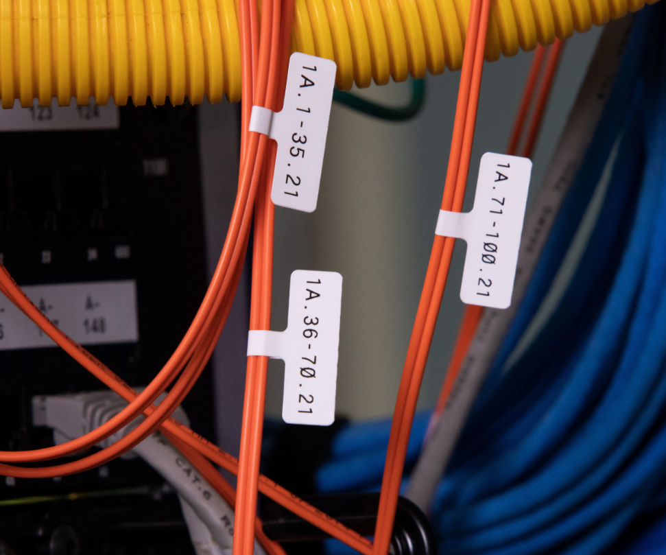 Wire and Cable Tag in Use
