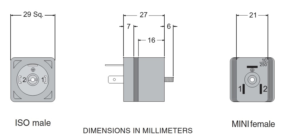 A10620 MINI Female to ISO Male Adapter