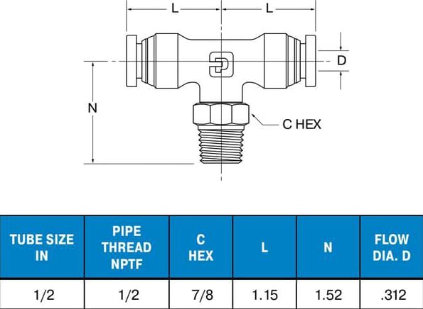 Legris-W172PLP-8-8
