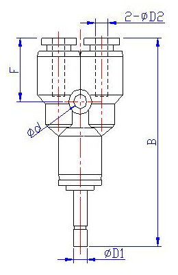 STC YR Y Reducer Dimension Diagram