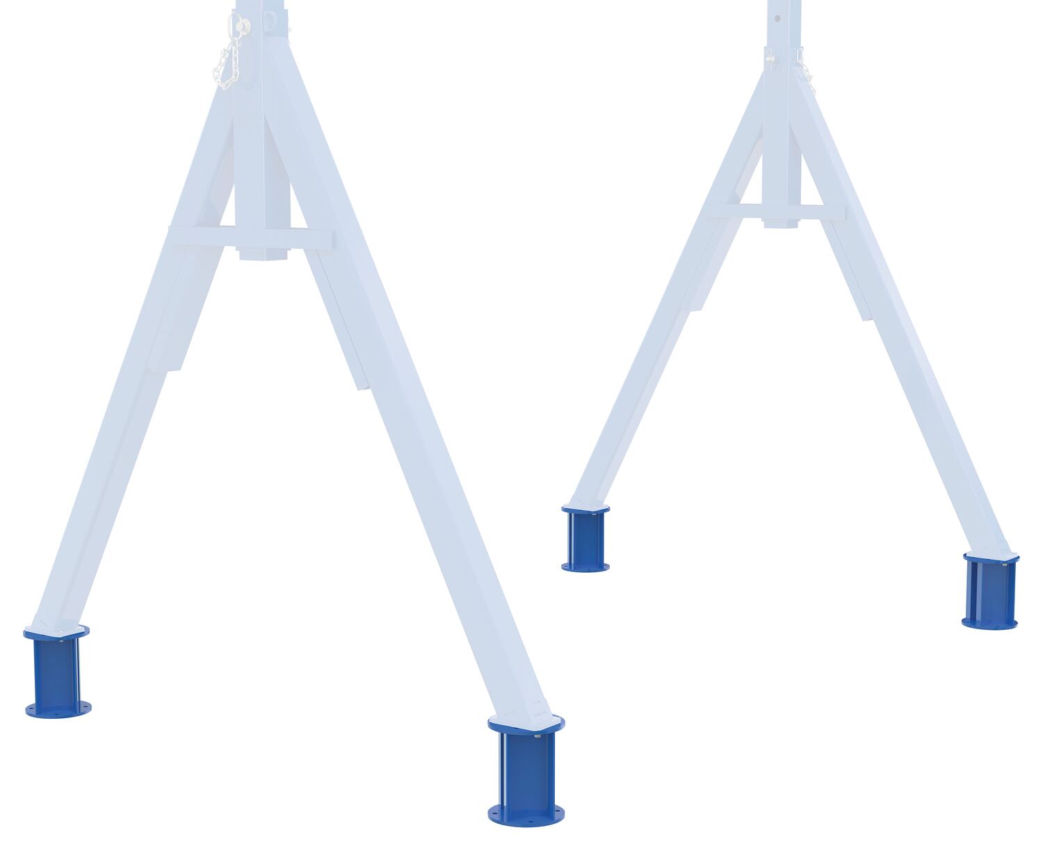 Stationary Legs For Steel Gantry Cranes in Use